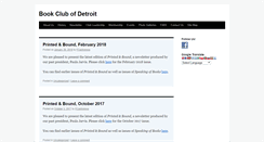 Desktop Screenshot of bookclubofdetroit.org